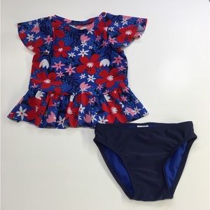 Cat & Jack Toddler Girl flower 2pc set